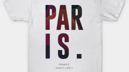 T-shirts with city names
