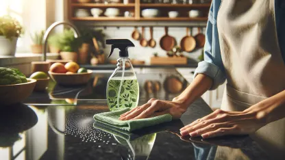 How do you clean your counters?