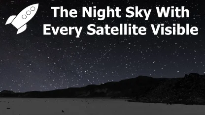We like to satellite watch at night