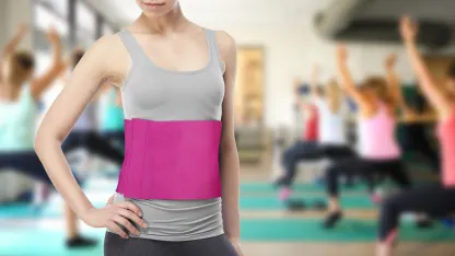 Pick-your-2-Pack: Fitness Basics Adjustable Waist Slimming Belt