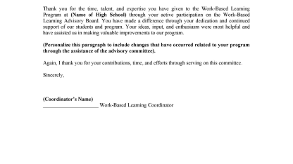 A thank you letter. (from me)