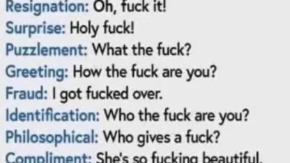 Descriptive Fuckology, 101