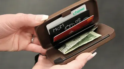 Limitless 4,000mAh Power Bank Wallet with RFID and Built-in Cables