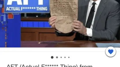 Bid on Stephen Colbert's AFT