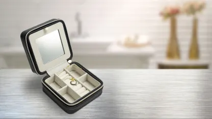 PAJ Sapphire Pendant with Diamond Accents with or without Jewelry Box