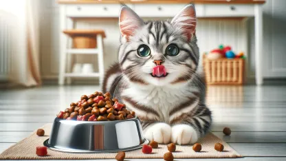 I give my cat wet food: