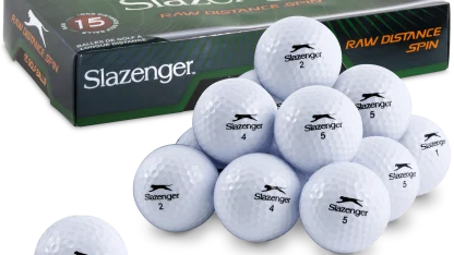 Slazenger Raw Distance Spin Golf Ball 15-Pack