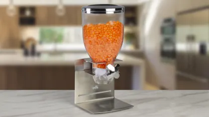 2-Pack: Honey-Can-Do Pro Model 17.5oz Stainless Steel Dry Food Dispensers