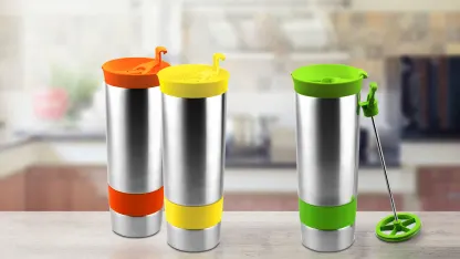 Asobu 16oz Vacuum Insulated Coffee Press Travel Cup