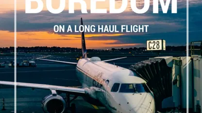 How do you occupy yourself on a long flight?