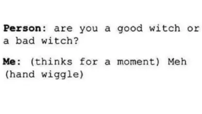 Meh witch