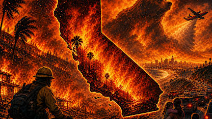 California's on fire again