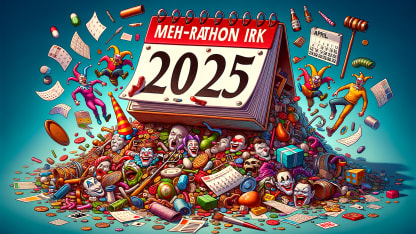 2025 April fools day Meh-rathon IRK reveal