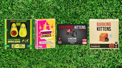 4-Pack: Exploding Kittens NSFW, Barking Kittens, Danger, and Throw Avocado Games