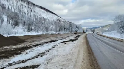 The most treacherous part of winter is: