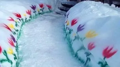 No snow this winter and I miss it. Post cool snow photos