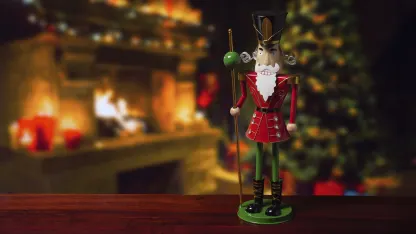 Kringle Express 24" Metal Nutcracker Statue