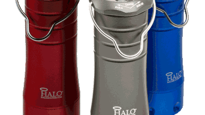 3-Pack: Halo Mini 2-in-1 LED Lantern & Flashlight