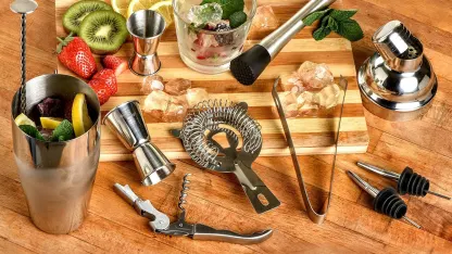 Mixology & Craft 14-Piece Bartender Kit
