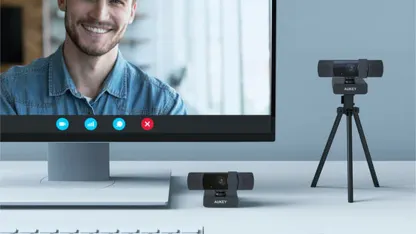 Aukey HD 1080p PC Webcam with Privacy Cover