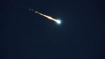Did anyone get to see the meteor last Monday?