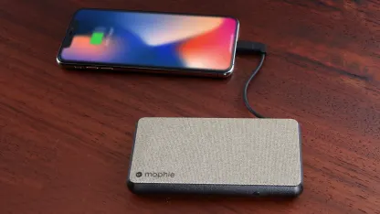 2-Pack: Mophie Powerstation Plus 6040mAh Portable Charger with Integrated Cable