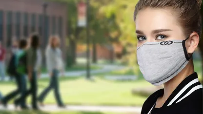 6-Pack iLoop Double Layer Reusable Stretch Comfort Masks