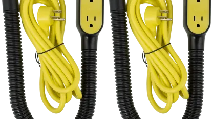 2-Pack: Quirky Prop Power Pro 9ft Extension Cords