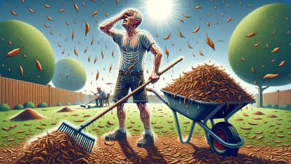 Most annoying yard work task: