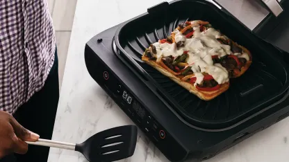 Ninja Foodi Smart XL Indoor Grill & Air Fryer with Built-In Thermometer