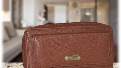 Buxton Ladies Power Tech Wallet with Battery & RFID Protection