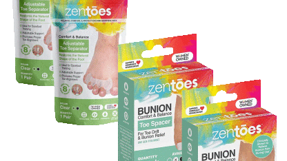 8-Pack: ZenToes Adjustable Toe Separators & Bunion Correctors
