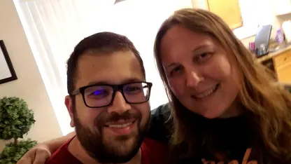 Wifey and I were both representing!