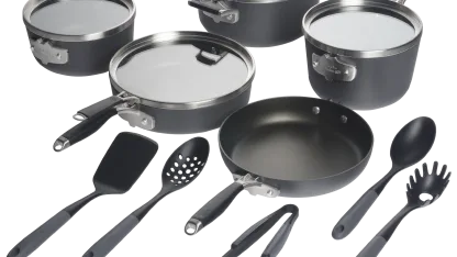 Calphalon Select 14-Piece Space-Saving Hard-Anodized Cookware Set