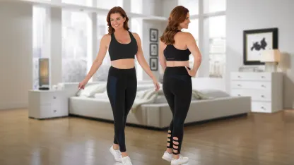 BCBGMAXAZRIA Women's Allegra Yoga Fitness Athletic Leggings