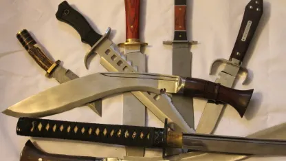 What's your secret to winning a knife fight?