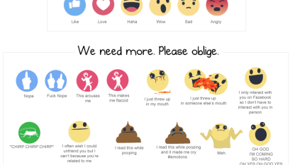 Did you see The Oatmeal's new FB reactions ?