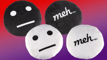 4-Pack: 2 Meh Pillows, 1 Meh Tumbler & 1 Random Shirt