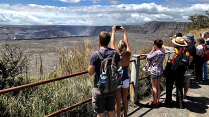 Ya wanna go hike an active volcano?