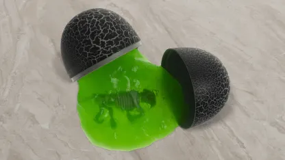 6-Pack: Dinosaur Egg Slime (Assorted Colors)