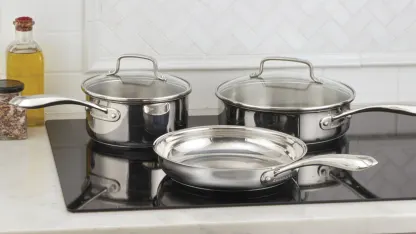 Cuisinart 5-Piece Stainless Steel Chef's Classic Essential Cookware Set