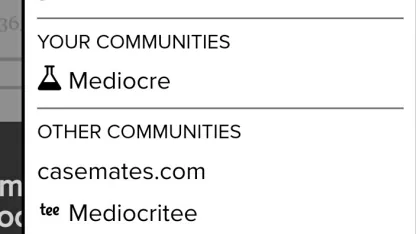 Casemates joins the Mediocre family?