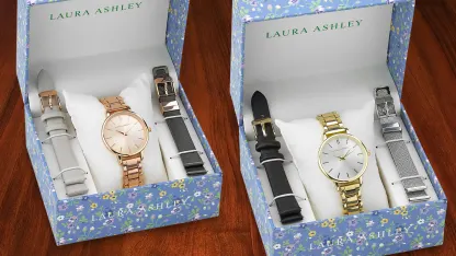 Laura Ashley EZ Pin Interchangeable Watch Band Set