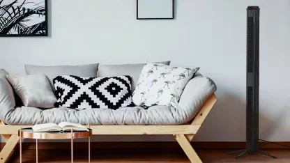 Sharper Image AXIS 42" Airbar Tower Fan