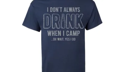 When I camp, I: