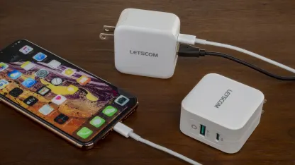 2-Pack: Letscom GaN Tech 65W USB Type C & USB Power Adapter