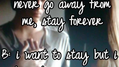I want to stay, but...