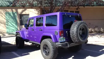 Purple Jeep!