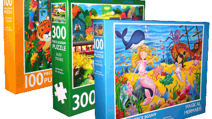 Pick-your-3-Pack: Page Publications 100 or 300 Piece Puzzles