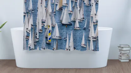 Pick-your-2-pack: Traveling Twins Shower Curtains & Liners